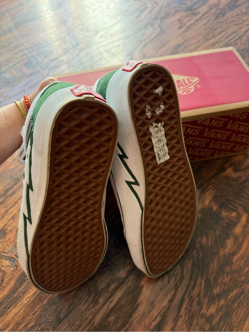 Vans Old Skool Bolt Green White - Picture 3 of 4